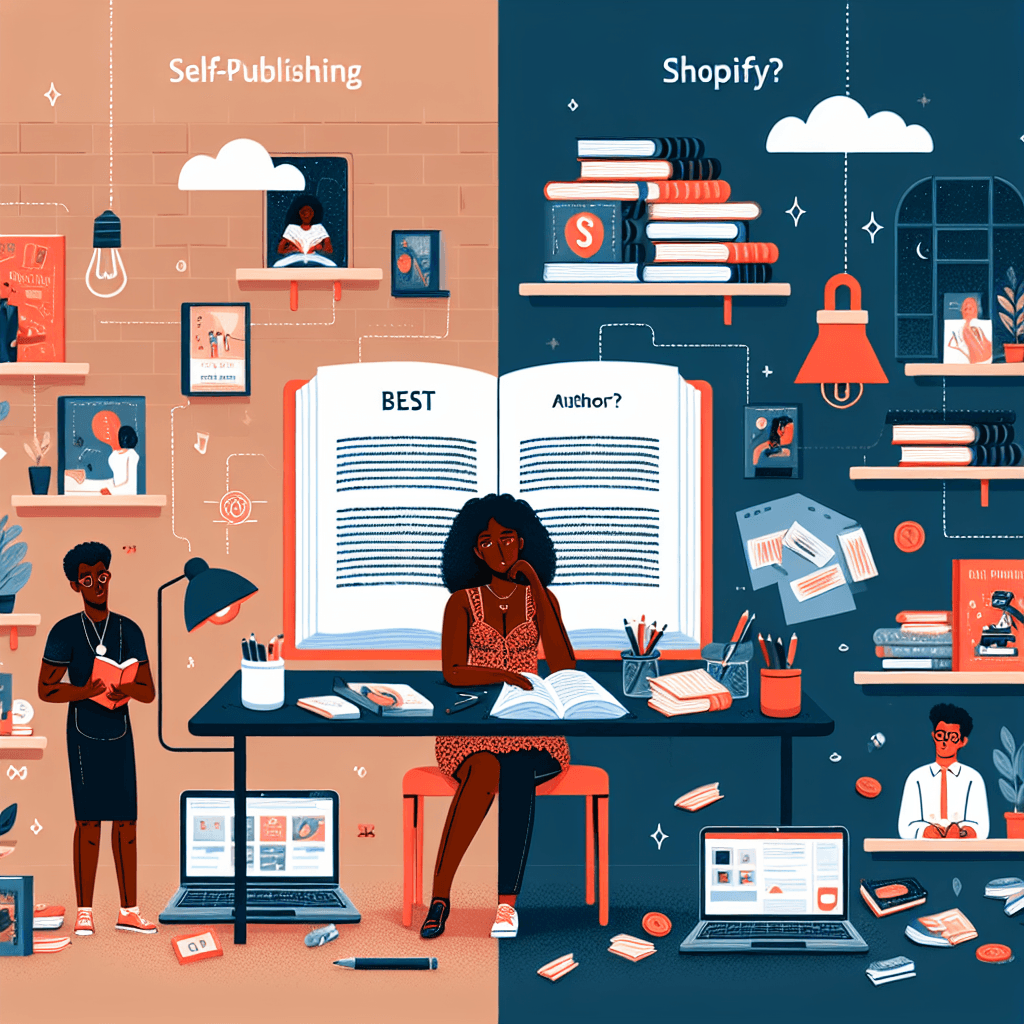 Self-Publishing vs Shopify: Best for Authors? self-publishing vs selling on Shopify