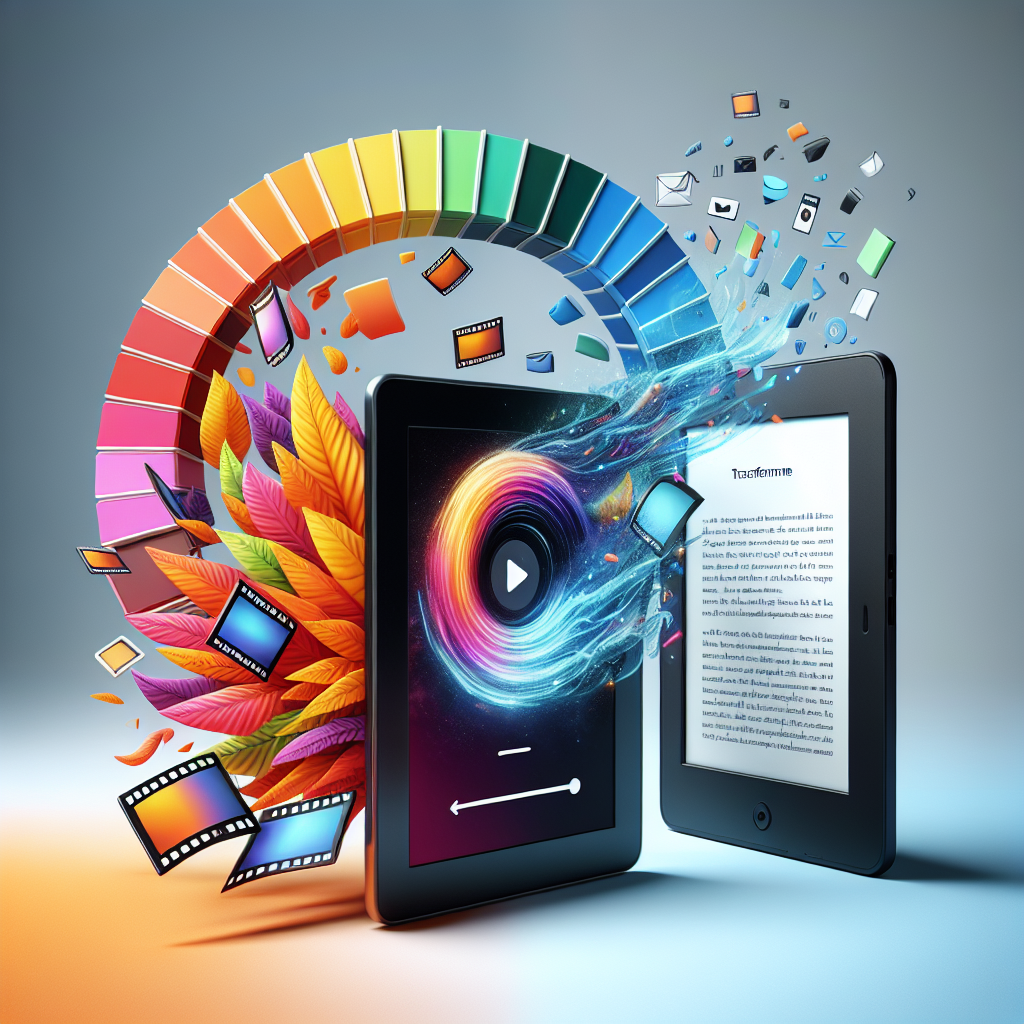 Transform Videos: Craft Engaging eBooks Effortlessly repurposing video into an ebook